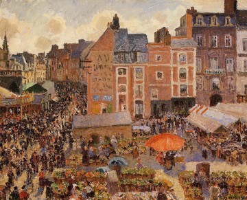  Parisian Art - the fair dieppe sunny afternoon 1901 Camille Pissarro Parisian